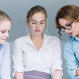 Business Women Working On A Project